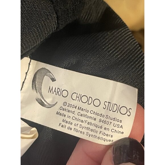 2004 Mario Chiodo Studios Halloween Scary Skeleton Mask W/black Hood Horror - Picture 7 of 9